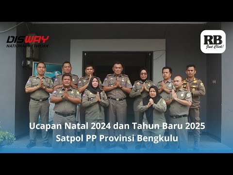 Ucapan Natal 2024 dan Tahun Baru 2025 Satpol PP