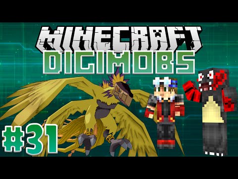 Digimobs Multiplayer Survival - Episode 31 - Phoenixmon! (Minecraft Digimobs) [S2]