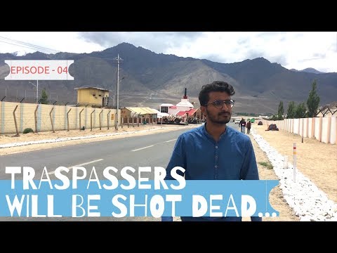 leh ladakh | TRASPASSERS WILL BE SHOT DEAD | YHAI CYCLING EXPEDITION | VLOG - 04