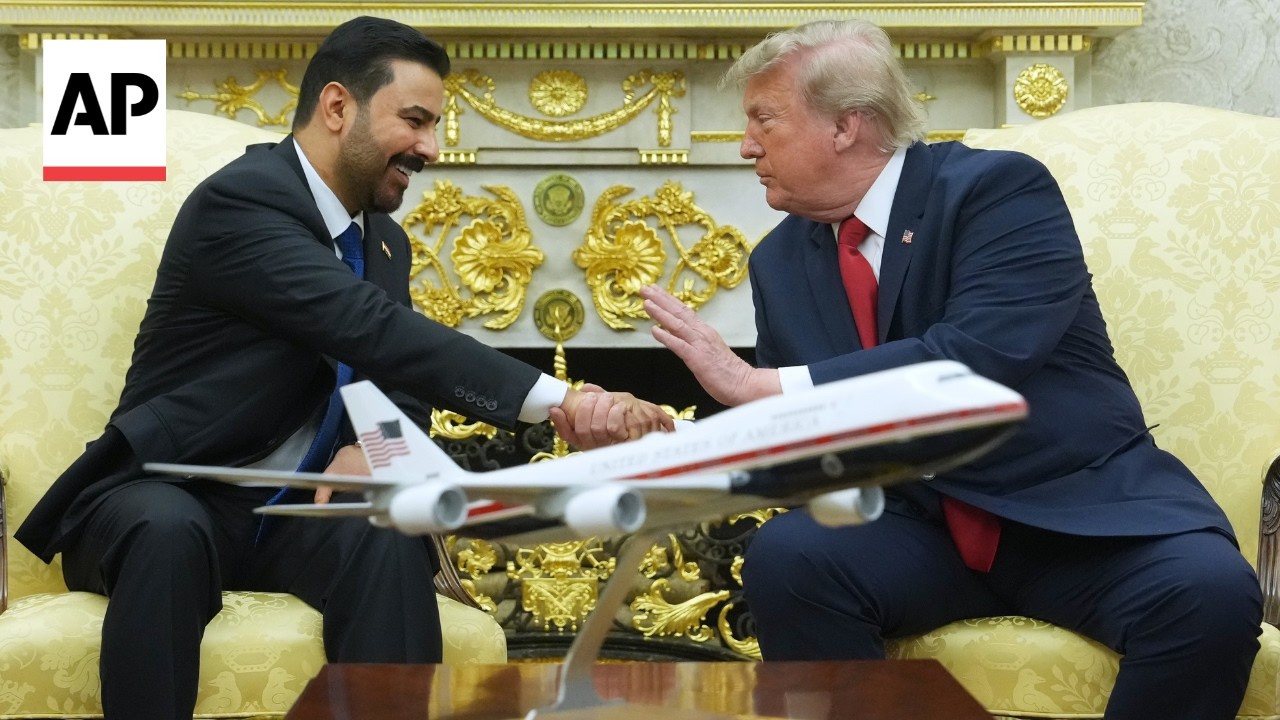 Video | Trump says US relationship with Iraq went from being 'not so good' to 'outstanding'