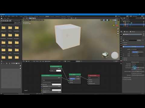 Blender 2.9+ Basic Material Transparency