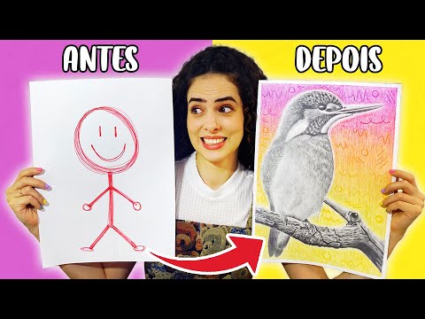 COMO EU APRENDI A DESENHAR? Minhas melhores dicas! Paula Stephania