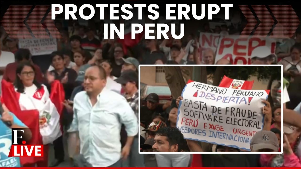 Peru Protests LIVE: Peruvians Protest at Electoral Headquarters Over Election Irregularities | N18G