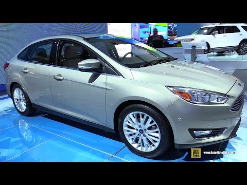 2015 Ford Focus Titanium Sedan - Exterior and Interior Walkaround - 2015 Detroit Auto Show