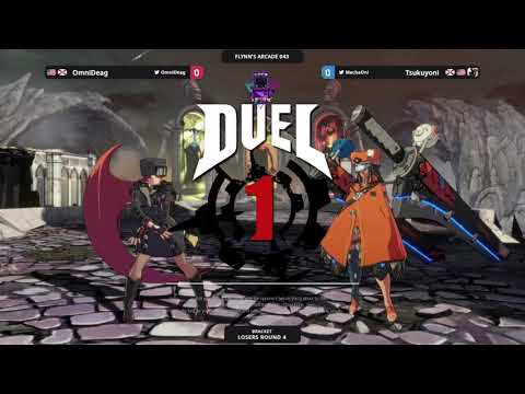 Flynn's Arcade 043 Losers Round 4 - OmniDeag (Millia) Vs. Tsukuyoni (Ramlethal) Guilty Gear Strive