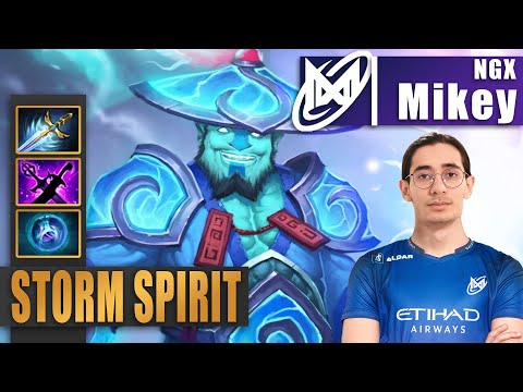 Storm Spirit Mid | NGX.Mikey | MIDLANE MMR GRINDING A LITTLE DAY BY DAY | 7.33d Gameplay Highlights