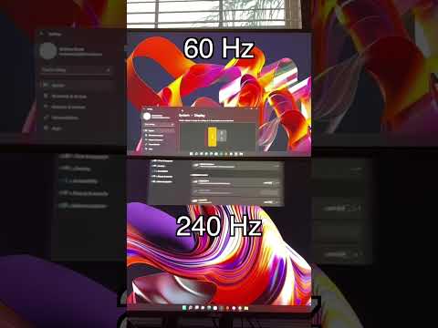 Gaming monitor 60 Hz vs 240 Hz
