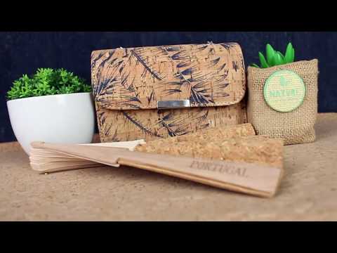 Find the natural cork bags from Portugal