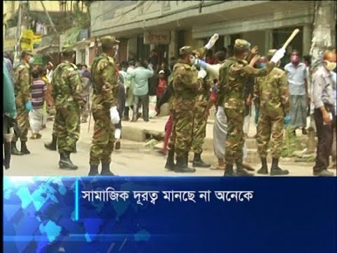করোনায় বাড়লেও সামাজিক দূরত্বে বালাই নেই, তবুও চেষ্টা আইন শৃঙ্খলাবাহিনীর | ETV News