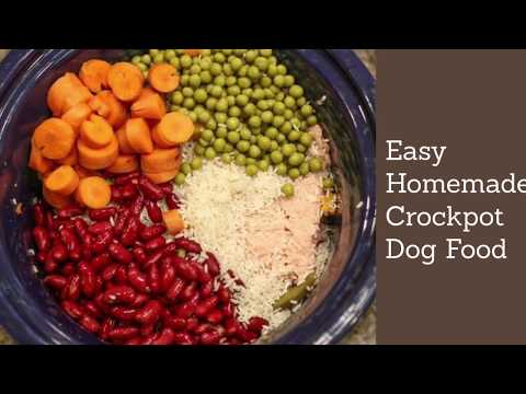 Easy Homemade Crockpot Dog Food Recipe