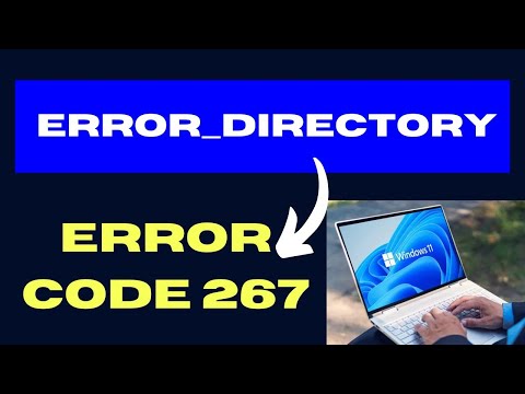 The directory name is invalid ERROR DIRECTORY on Windows 11 / 10