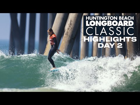 Highlights From Day 2 Of The Huntington Beach Longboard Classic