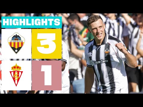 CD CASTELLÓN 3 - 1 REAL SPORTING | RESUMEN LALIGA HYPERMOTION