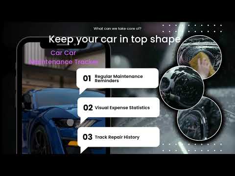 Car Care - Maintenance Tracker video thumbnail