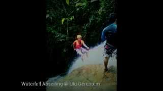 preview picture of video 'Waterfall Abseiling at Ulu Geruntum, Gopeng, Perak'