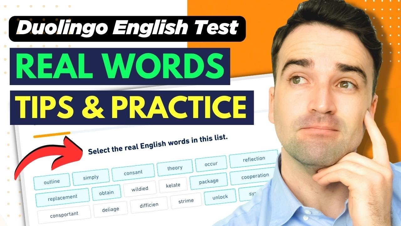 Select the Real English Words - Duolingo English Test Practice!