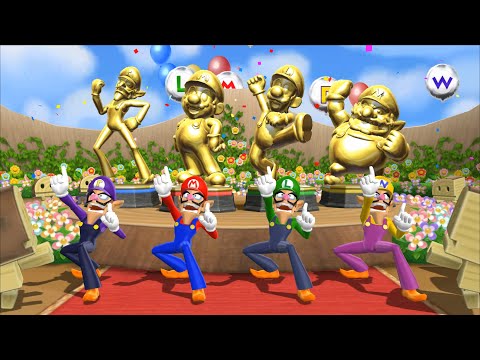 Step It Up | Mario Party 9 - Waluigi Brother Battle - Everybody Wins