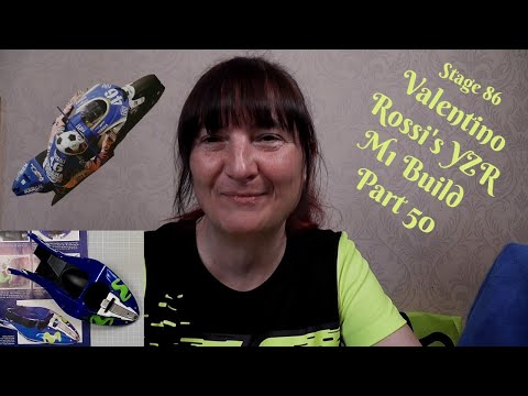 The Build of Valentino Rossi's YZR M1 Motorcycle Model Part 50 Stage 86