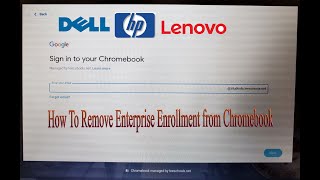 How To Remove Enterprise Enrollment from Chromebook, kese chromebook ka Enterprise Enrollment