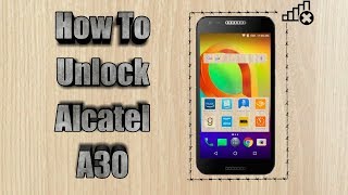 How to unlock MetroPCS Alcatel A30 | Sim Unlock T-mobile Alcatel A30