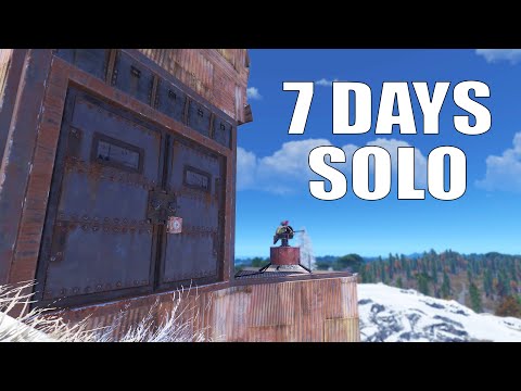 i played solo rust for a week and this is how it went
