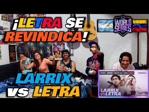 🔴COLOMBIANOS REACCIONAN a LETRA vs LARRIX - ¡LETRA SE REIVINDICA! [FMS WORLD SERIES SUPERLIGA]