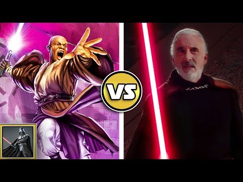 STAR WARS VERSUS: Mace Windu VS. Count Dooku - SWB Versus #44
