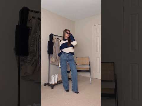 3 Ways to style Cargo Jeans 👖💯 #jeans #style #shorts