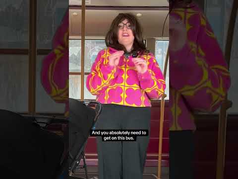 Working as a team when navigating the bus!