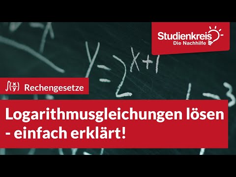 Solving logarithmic equations explained simply! | Understanding math with the study group