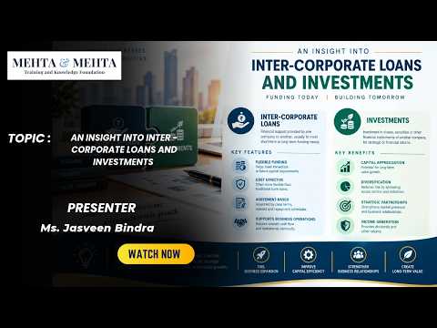 An Insight into Inter-Corporate Loans and Investments