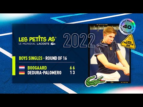 Les Petits As 2022 | Boys Round of 16 | Thijs Boogaard vs. Diego Dedura-Palomero