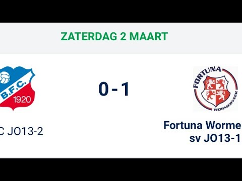 20240302 BFC JO13-2 - Fortuna Wormerveer JO13-1