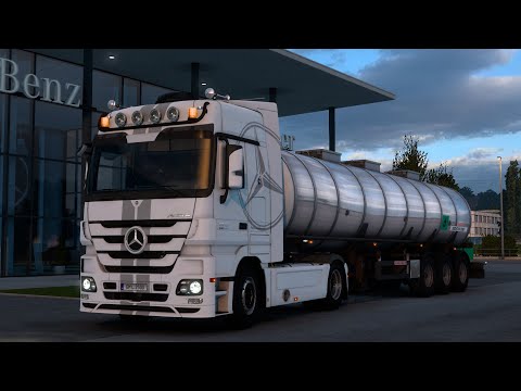 Ets2 1.40 Actros Mp3 By Dotec  Stuttgart (D) - Erfurt (D)  Promods 2.52