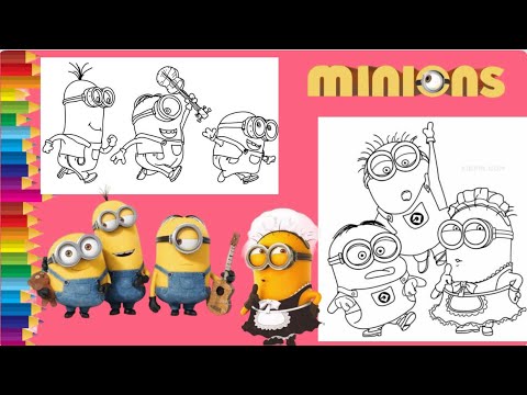 Coloring MINIONS | Coloring page