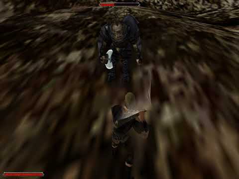 Gothic 2 - Beating an Orc Colonel with level 0