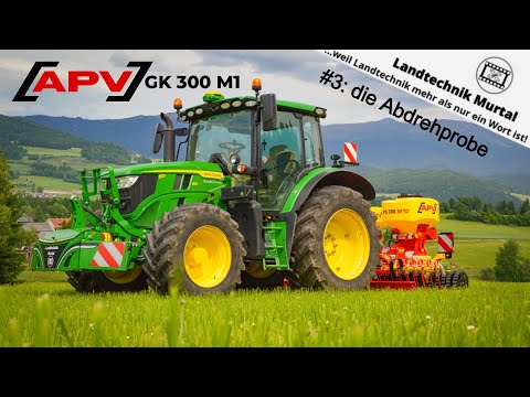 Calibration test of the grassland combination: APV GK 300 M1 | Landtechnik Murtal