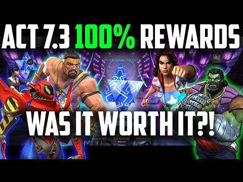 Act 7.3 100% Exploration Rewards - 2X Nexus & 1 Featured 6-Star - Marvel Contest of Champions