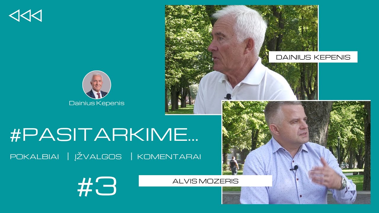 Dainius Kepenis kalbina Alvį Mozerį