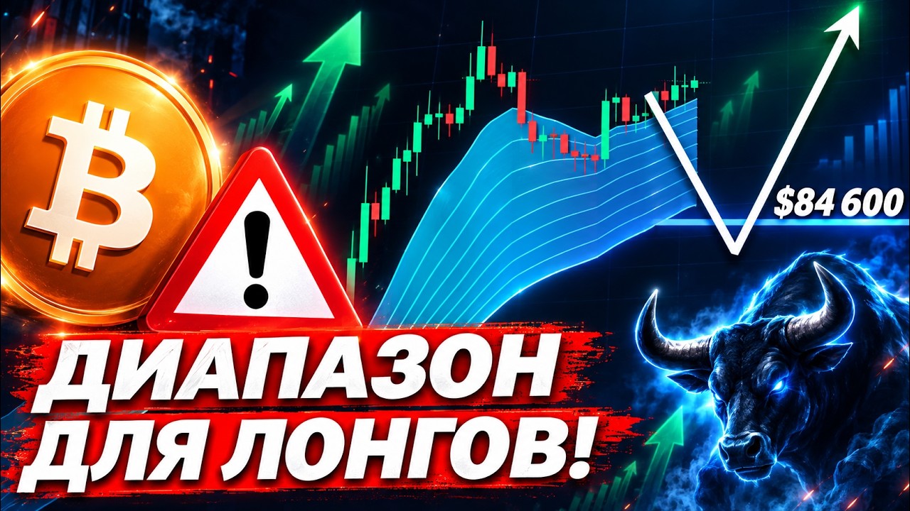 ❗️БИТКОИН – В ПОИСКЕ НОВЫХ ЛОНГОВ!