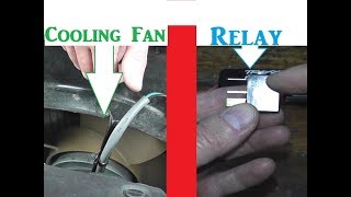 Acura TL Radiator Cooling Fan Motor and Relay Testing and Replacement
