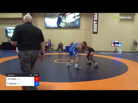 2018 Marine Corps US Open/UWW Junior Greco Roman 60 Quarters - RayVon Foley (Mich) Vs. Tate Carney