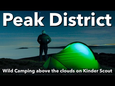 Peak District - Wild Camping above the clouds on Kinder Scout