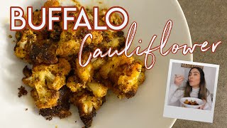 BUFFALO CAULIFLOWER: Low Carb Paleo Snack