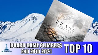 Top 10 Board Game Climbers for Week Ending in Feb 24th 2021