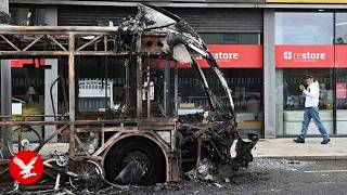 Belfast burns in night of ‘thuggery’ after knife attack