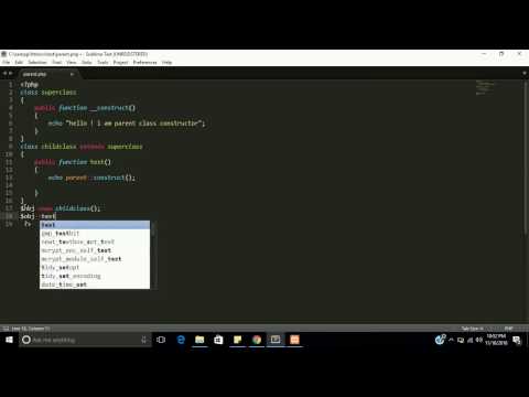 simple class in php step by step