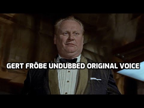 Goldfinger 1964 - James Bond 007 - Gert Fröbe Undubbed Original Voice (UNCONFIRMED).
