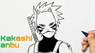 Download lagu Cara gambar Kakashi anbu || naruto mp3