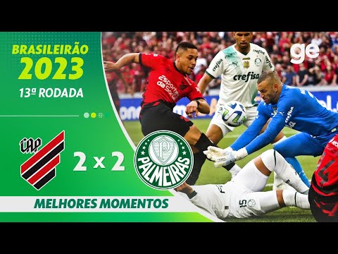 Gols e lances de Athletico Paranaense x Palmeiras